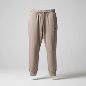 Fabletics Taupe Jogger Sweatpants | Size M | Drawstring Fleece Joggers Neutral